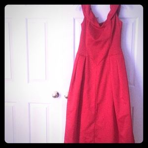 Floor length evening dress